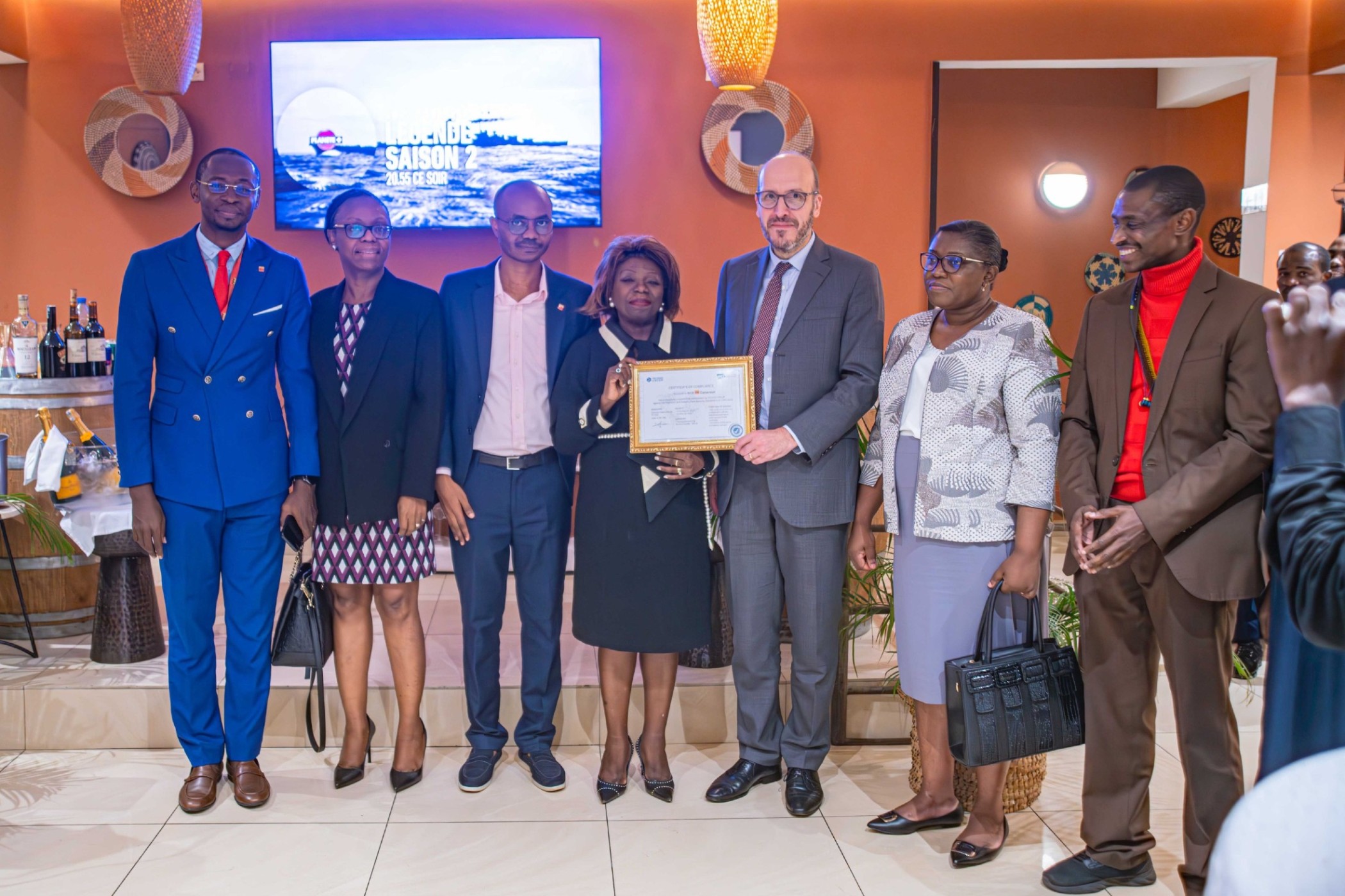 SCB Cameroun célèbre l’obtention la certification PCI DSS / SCB Cameroun celebrates the obtention of its PCI DSS certification